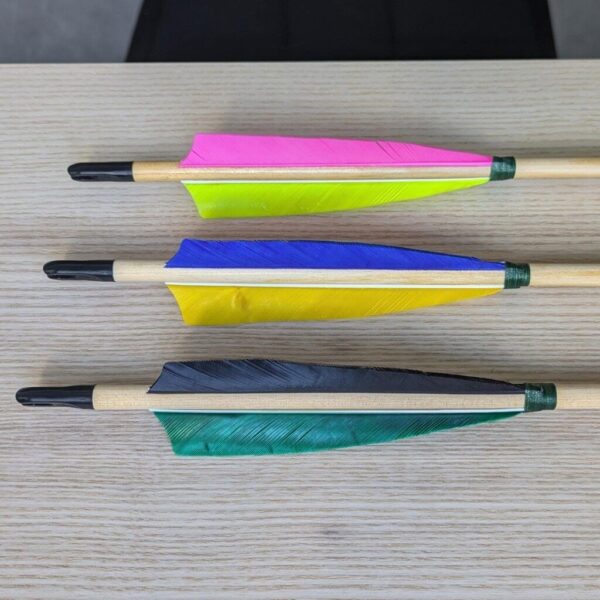 Classic Wooden Arrows (12 pcs) - Image 5