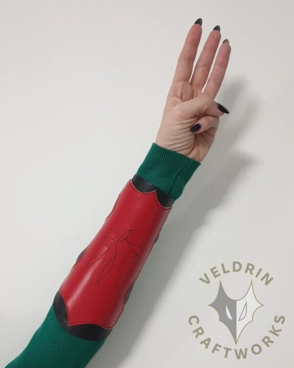 Two-Layer Leather Arm Guard - Image 2