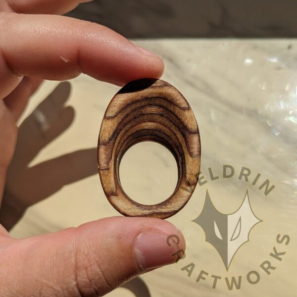 Custom plywood thumbring - Image 4
