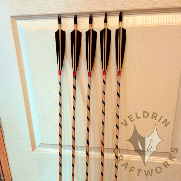 Classic Coated Wooden Arrows (12 pcs) - Image 3