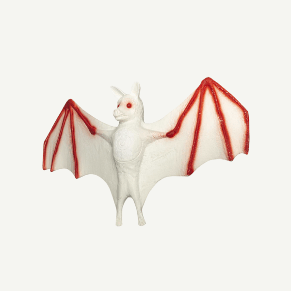 100526 IBB 3D Target Flying albino Bat - snow white - Image 3