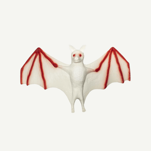 100526 IBB 3D Target Flying albino Bat - snow white - Image 4