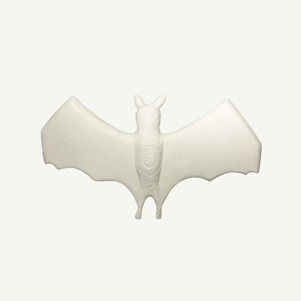 100526 IBB 3D Target Flying albino Bat - snow white - Image 5