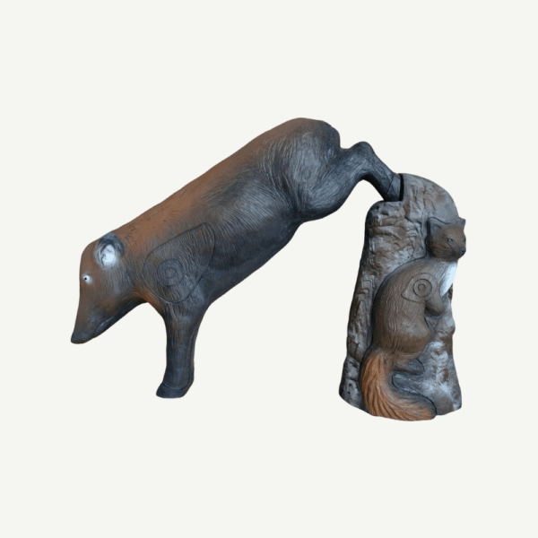 100318 Leitold Fleeing Boar with stone - Image 3