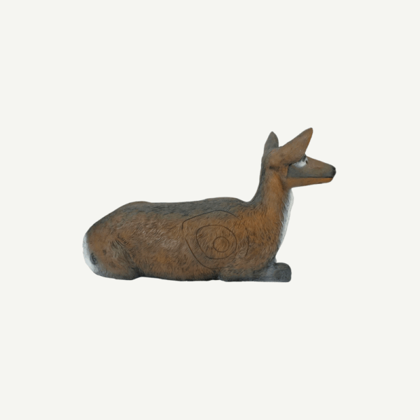 100259 Leitold  Large Bedded Doe Deer - Image 3