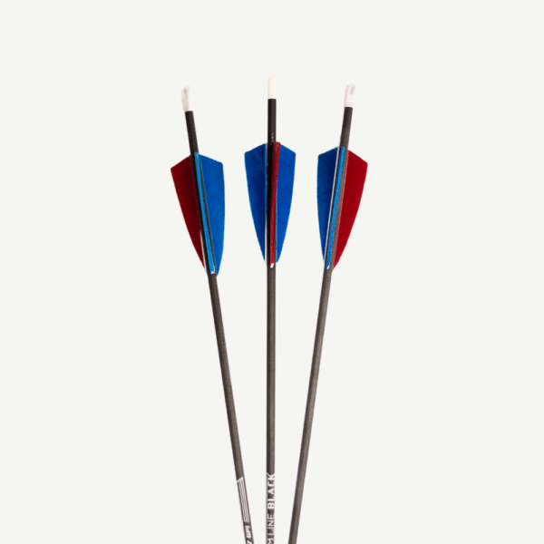 Penthalon Carbon Arrows 40820 Slim Line Black Natural Feathers - Image 10