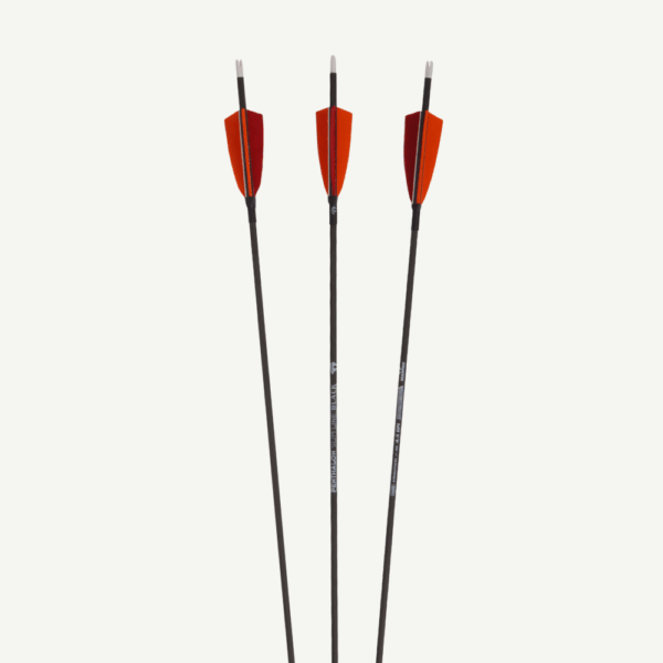 Penthalon Carbon Arrows 40820 Slim Line Black Natural Feathers - Image 7