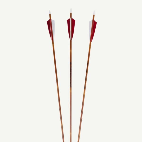 Penthalon Carbon Arrows 40817 Traditional Bamboo Natural Feathers
