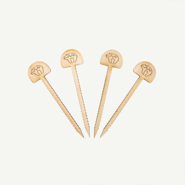 100096 Wooden Target pin - pack of 4